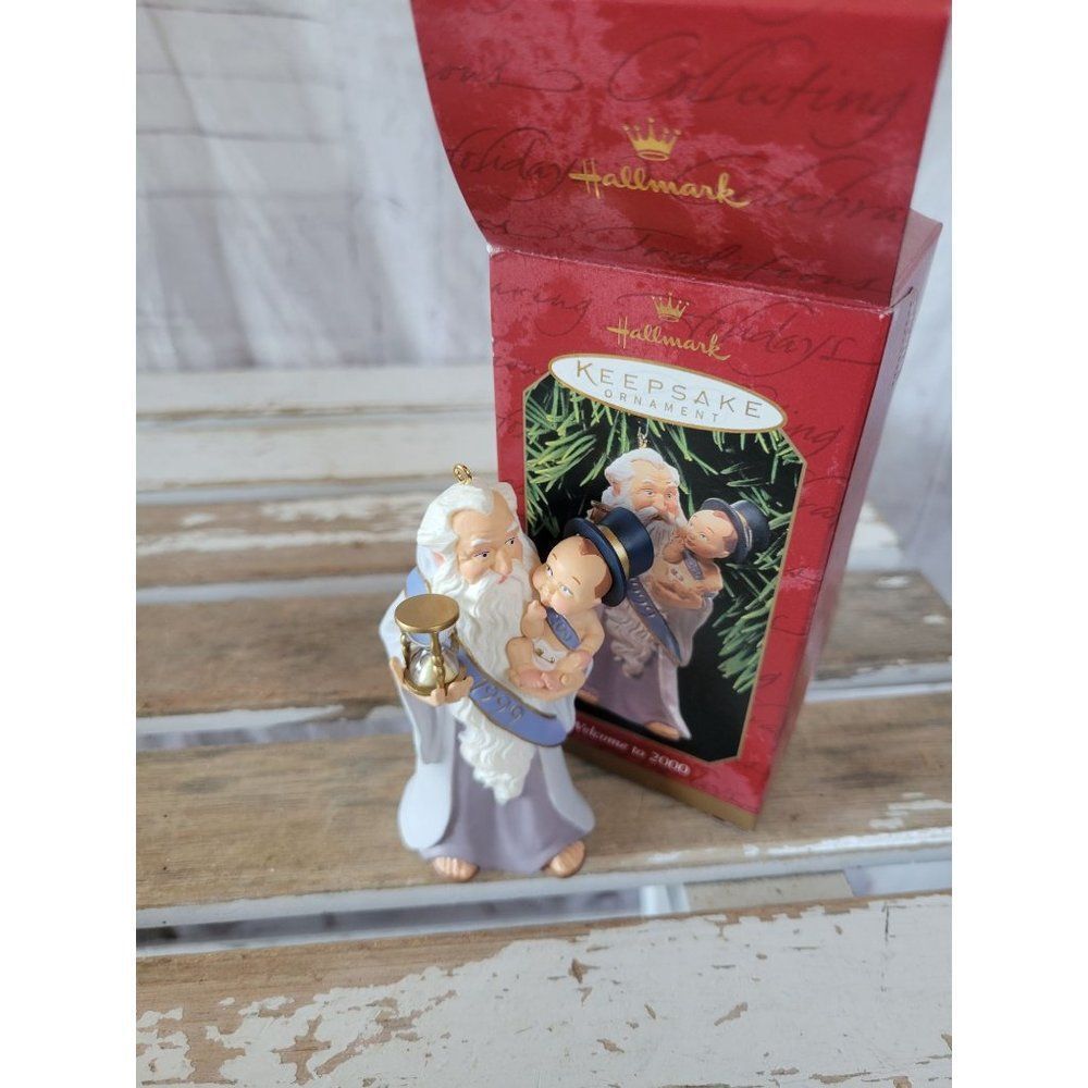Hallmark welcome 2000 baby New‎ Year's ornament Xmas tree